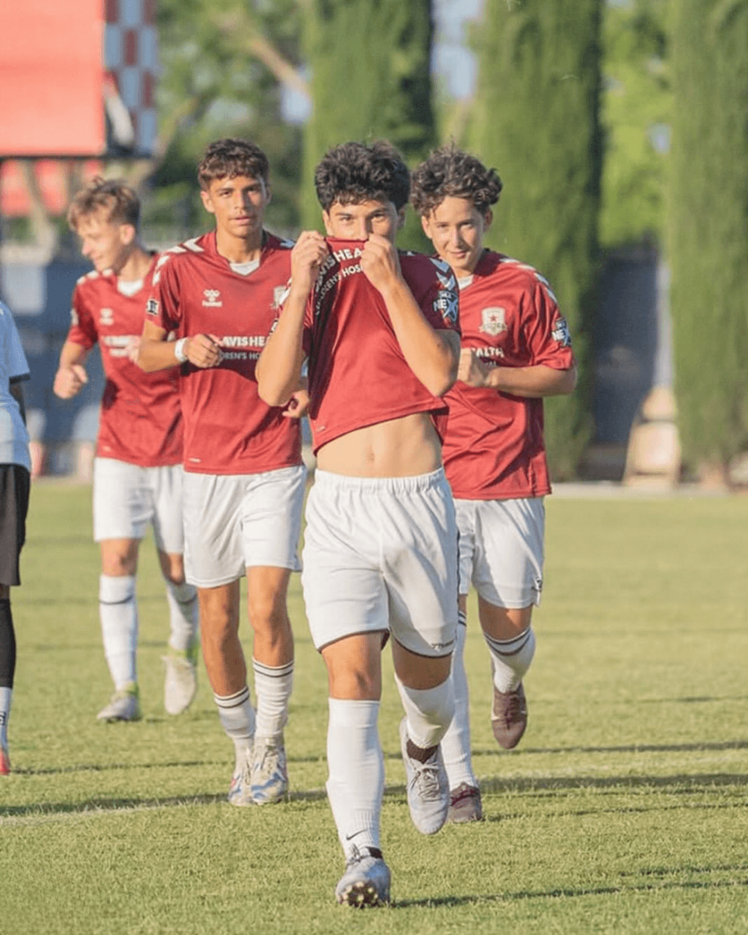 Player celebrating