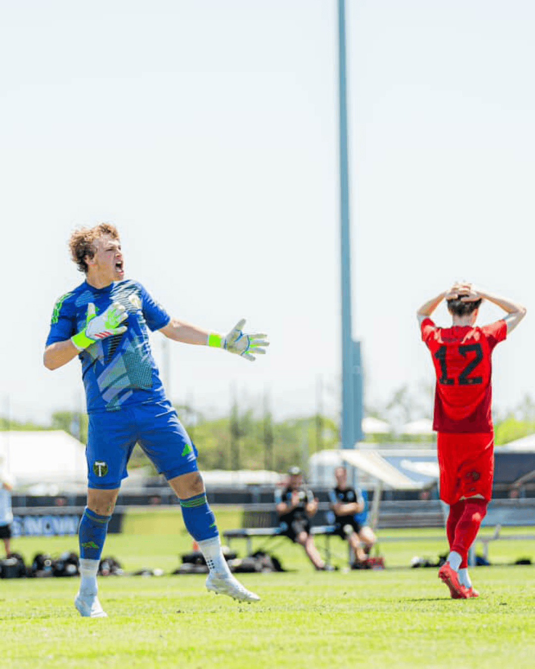 Player in action